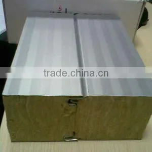 Fireproof Rock Wool Sandwich Panel for Prefab House thumbnail-1