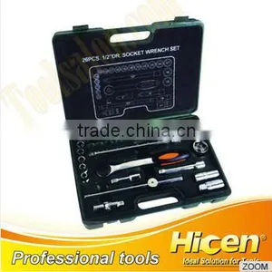 Socket Tool Sets; 26pcs 1/2" dr Socket Set,tool Kits,tool Sets thumbnail-1