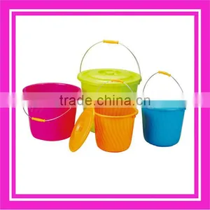 Coloful Plastic Bucket With Lid thumbnail-1