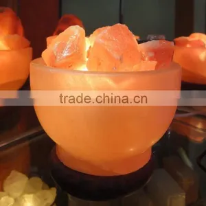 HIMALAYAN SALT BOWL LAMP thumbnail-1