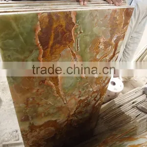 BEAUTIFUL MULTI GREEN ONYX TABLE TOPS COLLECTION thumbnail-1
