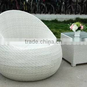 Rattan Coffee Table Set Wicker Furniture Cafe Chair thumbnail-3