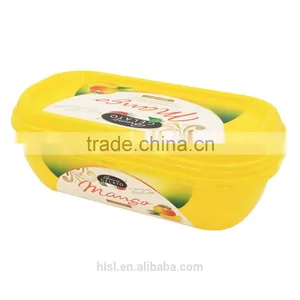 Coloful Disposable PP Ice Cream Container With Lid, Wholesale IML Plastic Ice Cream Container Sizes thumbnail-4