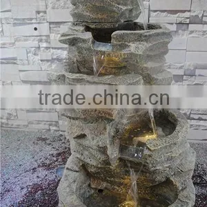 Popular Imitation Stone Garden Resin Outdoor Water Fountain thumbnail-5