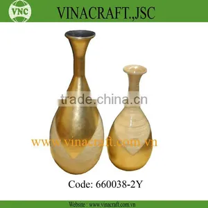 Bamboo Lacquer Vases Made in Vietnam thumbnail-1
