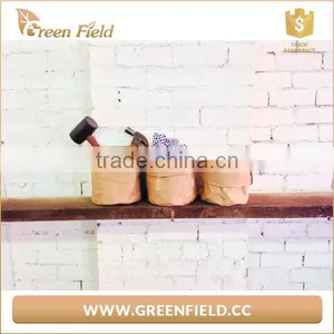 Natural Material of Washable Kraft Paper Storage Keeper Bag Buggy Bag thumbnail-6