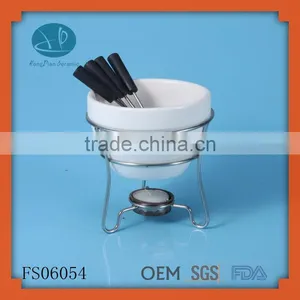 Porcelain Fondue Sets Wholesale,fondue Pot With Stand,Dessert Fondue Se thumbnail-1