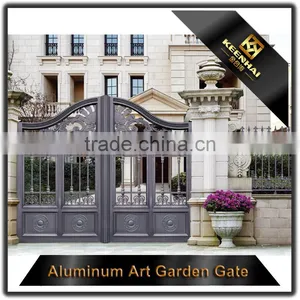 Garden Decoration Powder Coated Cast Aluminum Garden Gate thumbnail-4