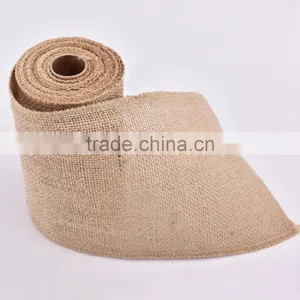 High Quality Burlap Fabric Raw Jute Importer in China 100% Jute Make Ribbon thumbnail-1