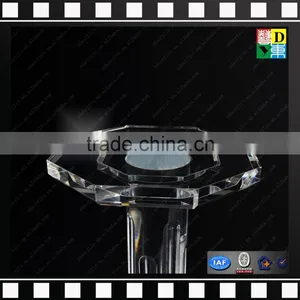 High Transparent Acrylic Flower Table Modern Wholesale PMMA Sied Table Clear Plastic Table Stool From China Manufacturer thumbnail-3