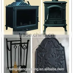 Cast Iron Fireplace Antique Best Wood Stove Design thumbnail-4