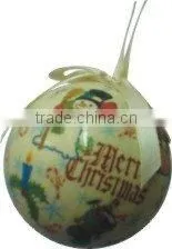 Polyfoam Christmas Snowman Ball Ornament Decoration thumbnail-1