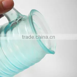 Cheap Daily Use Party Cold Beverage Texure Glass Pitcher With Handle thumbnail-2