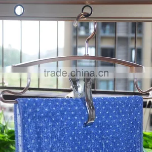 Zicome Set of 5 Stainless Steel Beach Bath Towel Clips for Beach Chair or Pool Loungers on Your Cruise - Keep Your Towels From B thumbnail-5