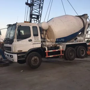 8cbm использованный грузовик-бетоносмеситель Isuzu thumbnail-2
