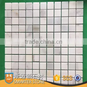 Calcutta Gold Square Shape Micro Marble Mosaic Tile With 1cm Thickness thumbnail-1