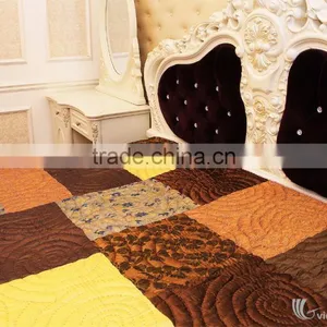 Hand Embroidered Blanket 100%handmade in Vietnam thumbnail-4