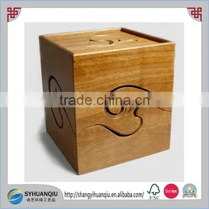 Wood Makeup Box Finished Wood Boxes Wooden Box CN thumbnail-1