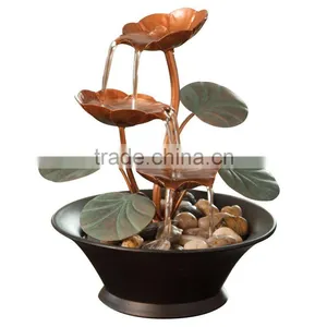Indoor Water Lily Water Fountain thumbnail-1