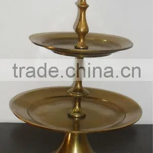 Metal Cake Stands 2 Layer thumbnail-1