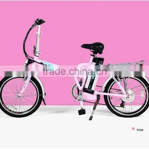 20 Inch 250w Electric Folding Bike 6061 Aluminum Alloy Electric Bikes thumbnail-1