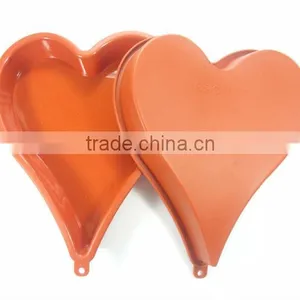 Silicone Baking Pan Fancy Cake Decorations Silicone Heart Shaped Mold thumbnail-1