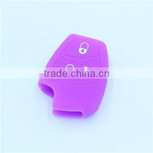for Mercedes Benz 3 Buttons Silicone Car Key Case, Silicone Car Key Covers for Benz thumbnail-3