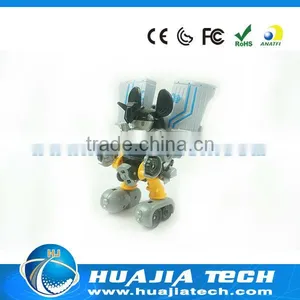 2 In 1 Robot Toys With Light and Music HJ115515 Kids Toy Robot Car thumbnail-1