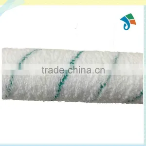 High Quality Microfiber With Single Green Stripe Paint Roller Cover Paint Roller Sleeve thumbnail-4