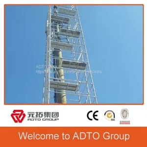 Q345/Q235 Buliding Hot Dipped Galvanized Scaffolding Ringlock Standard for Sale thumbnail-1
