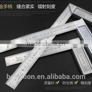 Berrylion 500mm Square Ruler Stainless Steel Clear Scale Alloy Square Ruler thumbnail-1