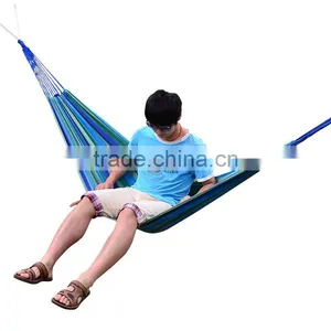2 Person Folding Garden Hanging Cotton Portable Outdoor Camping Hammock thumbnail-2