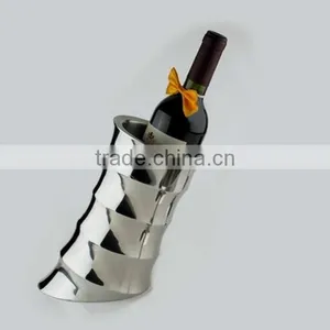Special Bamboo Shape Champagne Metal Stainless Steel Wine Cooler Champagne Wine Bucket Ice Bucket thumbnail-4
