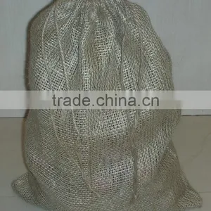 Jute Drawstring Grocery Bag thumbnail-1