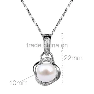 925 SILVER WITH FRESHWATER NATURE PEARL thumbnail-2