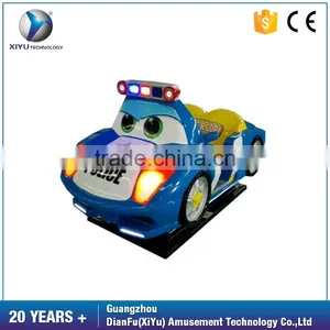 Coin Operated Super Cop Interactive Kiddie Rides Swing Car for Sale thumbnail-1