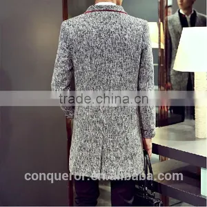 Fashion Wool Autumn Men Overcoat BCL019 thumbnail-2