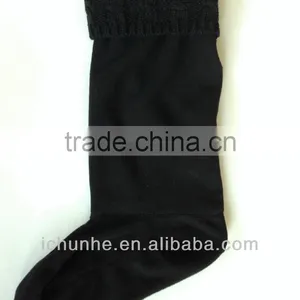 Majored in Fashion Black Usefu Lfleece Welly Warmers Named Boot Socks Producer thumbnail-5