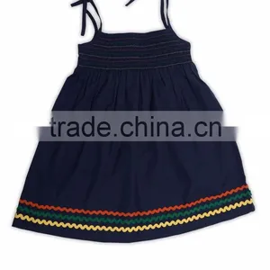 Organic Cotton Sleeveless Smoked Summer Dress thumbnail-1