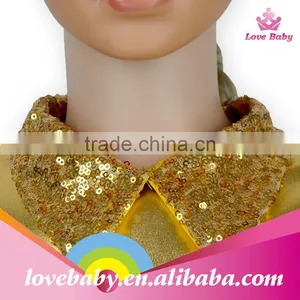 Newest Baby Girls Outfit High Quality Golden Sequins T-shirt Children Fashion Clothing thumbnail-5