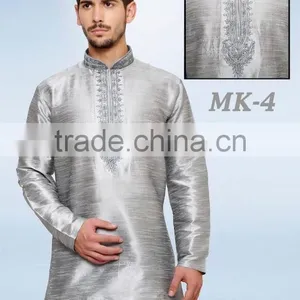 Mens Designer Embroidered Kurtis 2016 thumbnail-5