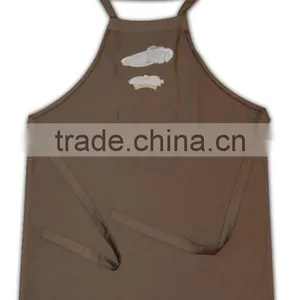 Wholesale Promotional Factory Price Customized Polyester Mixed Cheap Custom Embroidered Aprons thumbnail-6