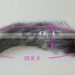 2017 Funny Supplies Colorful Simulation Hair Tail Dips False Hair Tail Cosplay Plush Accessories thumbnail-4