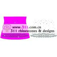 311-border-hot-fix Heat Transfer Rhinestone Motif Design 3 thumbnail-1