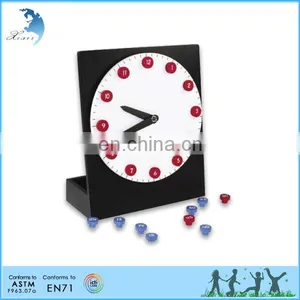 Educational Preschool Montessori EN71 Kids Clock Toy thumbnail-3