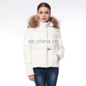 Wholesale High Quality Eco-friendly Medium Long Winter Coats For Girls thumbnail-1