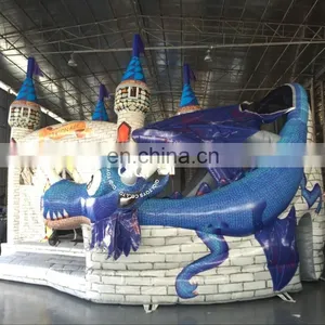 Inflatable Toys Dragon Jumping Castle Inflatable Combo Games thumbnail-1