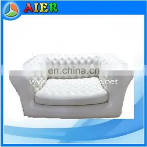 2017 White & Luxury Double Love Seat Inflatable Sofa thumbnail-1