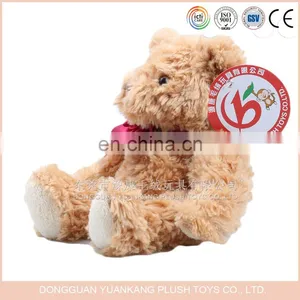 EN71 Standard Promotional Brown Color Cute Plush Teddy Bear Toy thumbnail-2