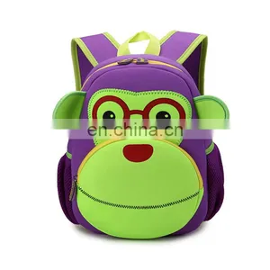 2017 Fashion Design Monkey Cartoon Kids Backpack for Wholesale thumbnail-2